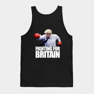 Boris Johnson Brexit Fighting For Britain Tank Top